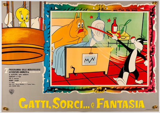 『ルーニー・テューンズ Gatti, sorci e fantasia』 映画 ポスター イタリア オリジナル [821]