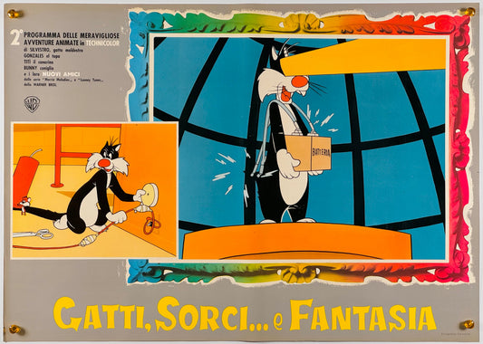 『ルーニー・テューンズ Gatti, sorci e fantasia』 映画 ポスター イタリア オリジナル [825]