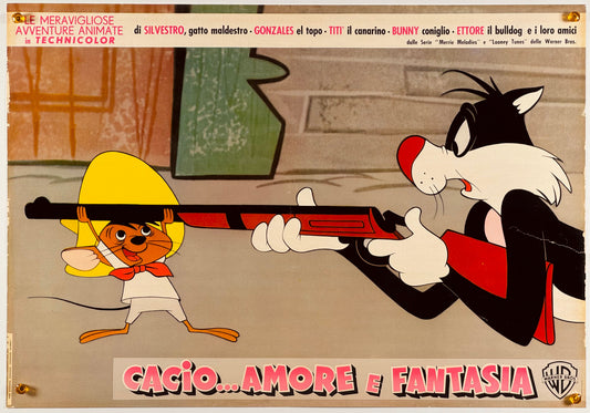 『ルーニー・テューンズ Cacio, amore e fantasia』 映画 ポスター イタリア オリジナル [837]