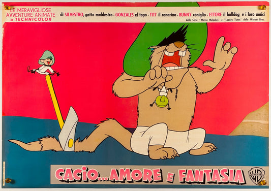 『ルーニー・テューンズ Cacio, amore e fantasia』 映画 ポスター イタリア オリジナル [843]