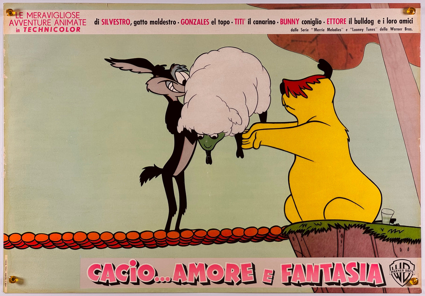『ルーニー・テューンズ Cacio, amore e fantasia』 映画 ポスター イタリア オリジナル [844]
