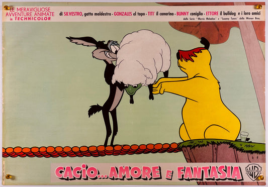『ルーニー・テューンズ Cacio, amore e fantasia』 映画 ポスター イタリア オリジナル [844]