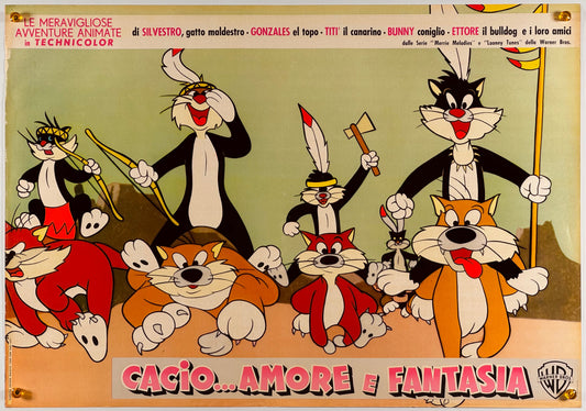 『ルーニー・テューンズ Cacio, amore e fantasia』 映画 ポスター イタリア オリジナル [845]