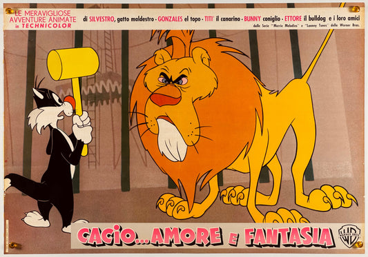 『ルーニー・テューンズ Cacio, amore e fantasia』 映画 ポスター イタリア オリジナル [847]