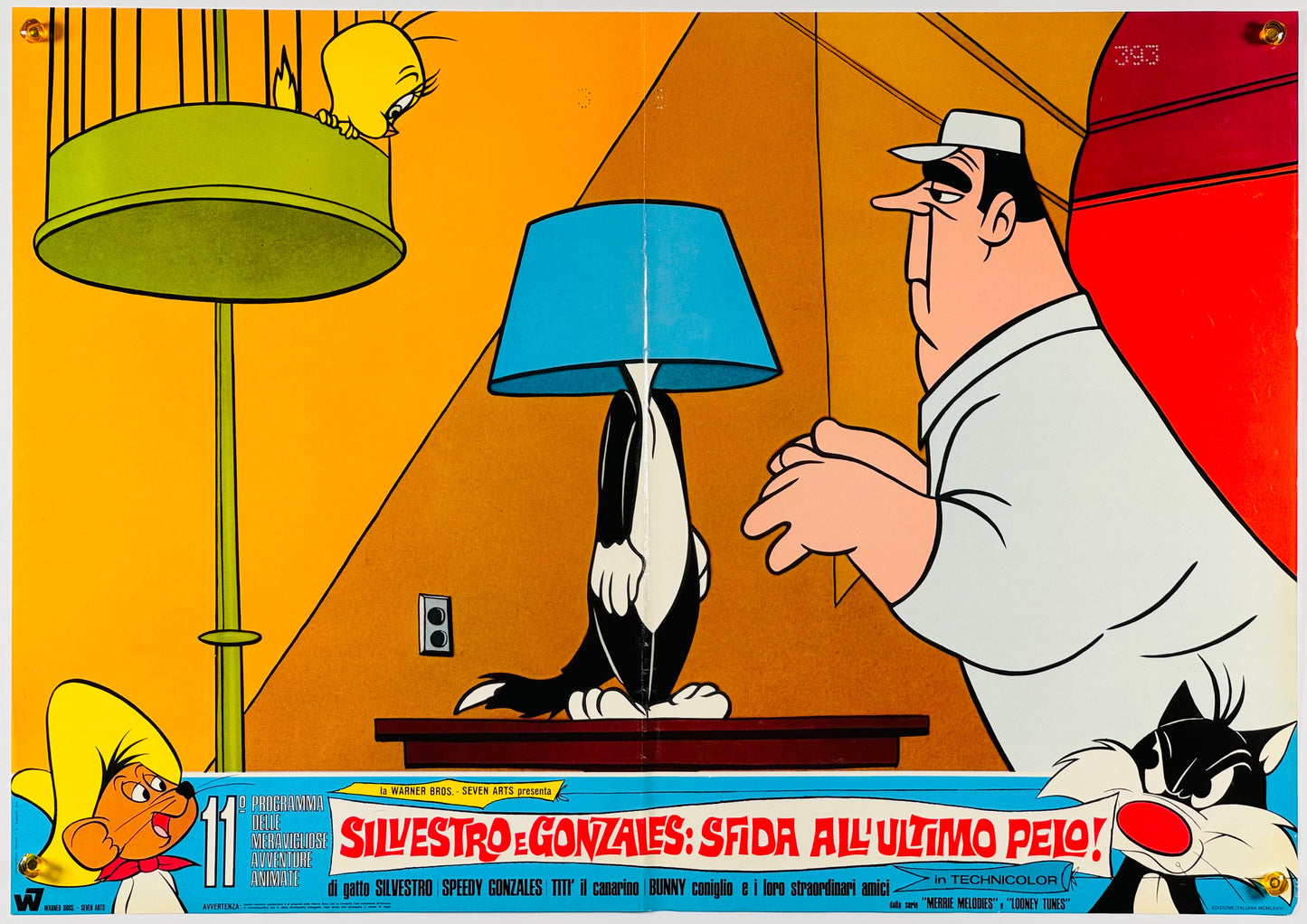 『ルーニー・テューンズ Silvestro e Gonzales : Sfida all'ultimo pelo!』 映画 ポスター イタリア オリジナル [852]
