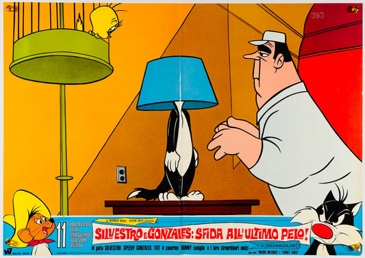 『ルーニー・テューンズ Silvestro e Gonzales : Sfida all'ultimo pelo!』 映画 ポスター イタリア オリジナル [852]