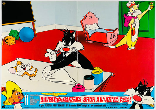 『ルーニー・テューンズ Silvestro e Gonzales : Sfida all'ultimo pelo!』 映画 ポスター イタリア オリジナル [853]