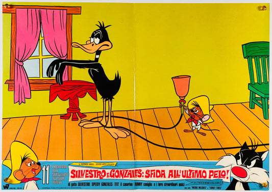 『ルーニー・テューンズ Silvestro e Gonzales : Sfida all'ultimo pelo!』 映画 ポスター イタリア オリジナル [854]