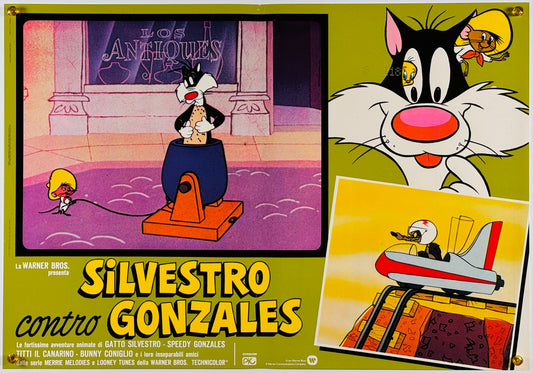 『ルーニー・テューンズ Silvestro contro Gonzales』 映画 ポスター イタリア オリジナル [860]