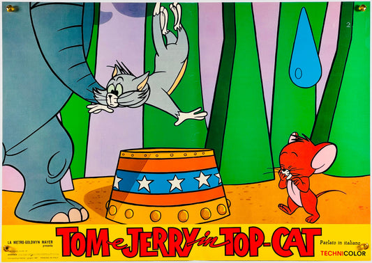 『トムとジェリー Tom e Jerry in Top Cat』 映画 ポスター イタリア オリジナル [872]
