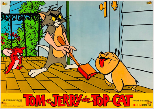 『トムとジェリー Tom e Jerry in Top Cat』 映画 ポスター イタリア オリジナル [879]