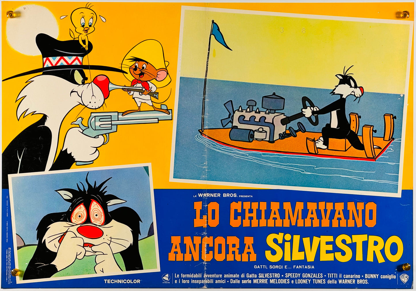 『ルーニー・テューンズ Lo chiamavano ancora Silvestro』 映画 ポスター イタリア オリジナル [881]