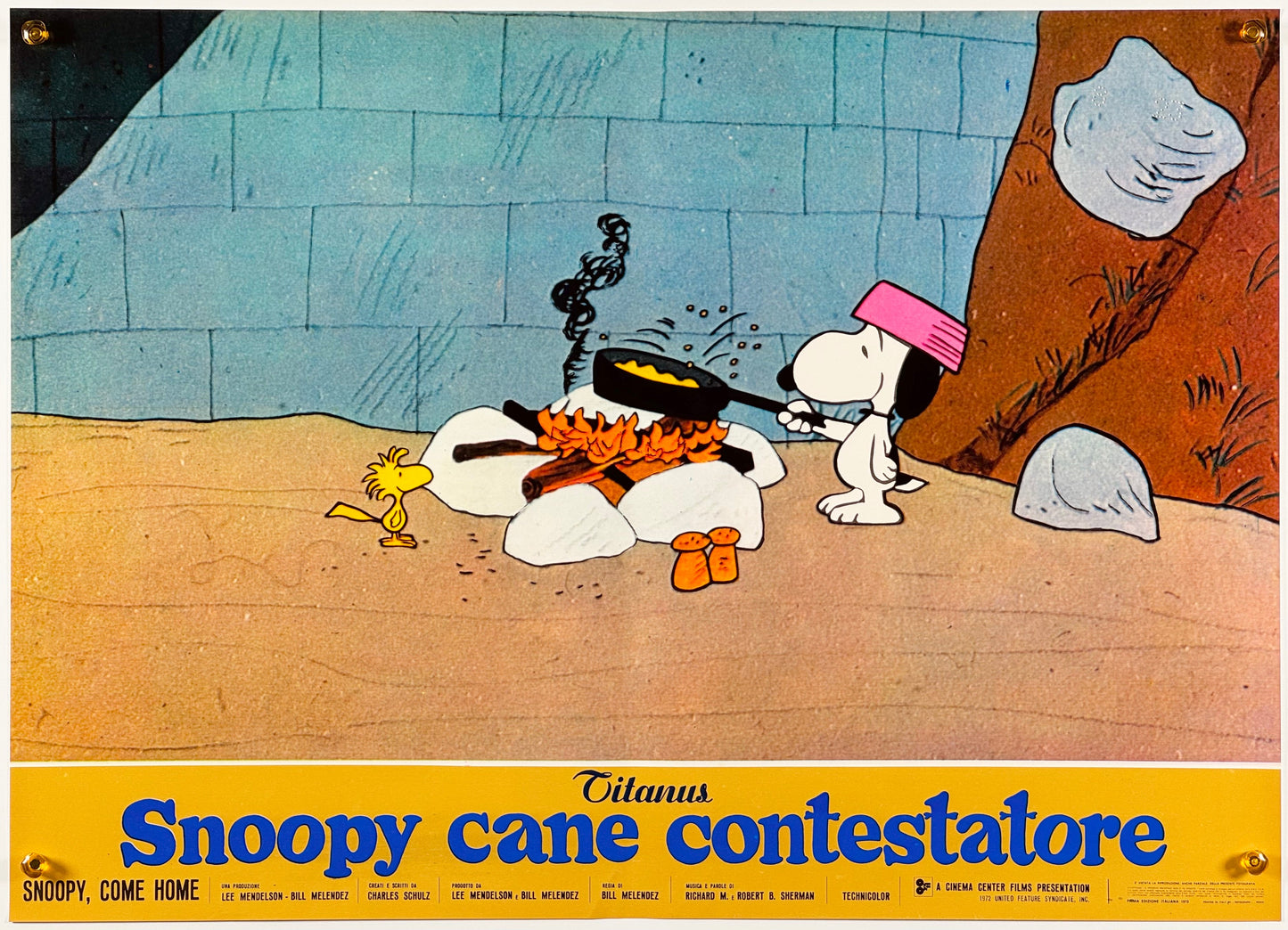『スヌーピーの大冒険』 映画 ポスター イタリア オリジナル [891]
