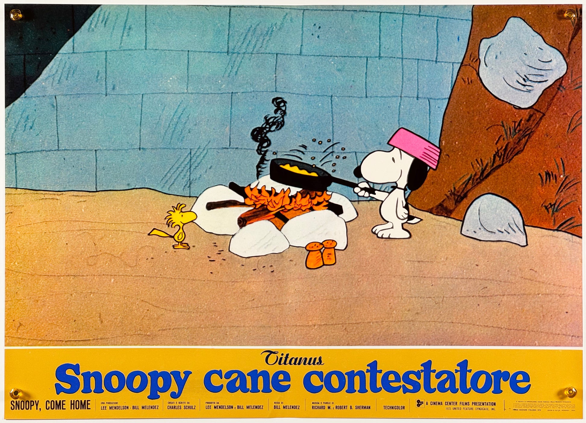 『スヌーピーの大冒険』 映画 ポスター イタリア オリジナル [891]