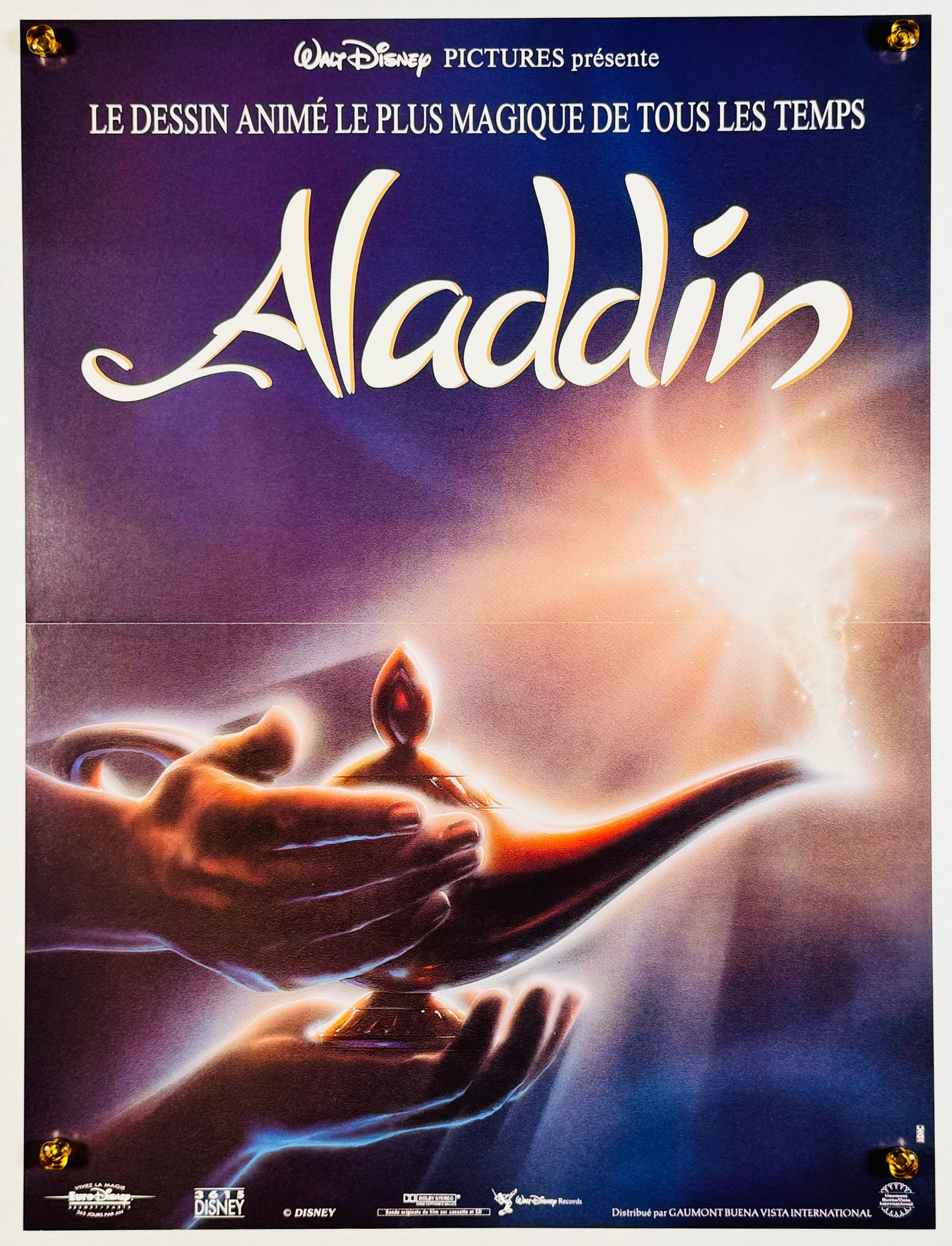 『アラジン』 映画 ポスター フランス オリジナル [90]