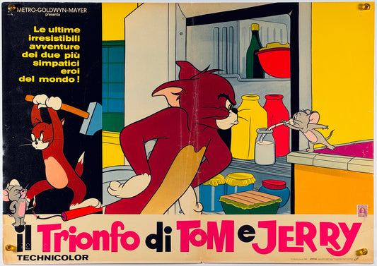 『トムとジェリー Il trionfo di Tom e Jerry』 映画 ポスター イタリア オリジナル [918]