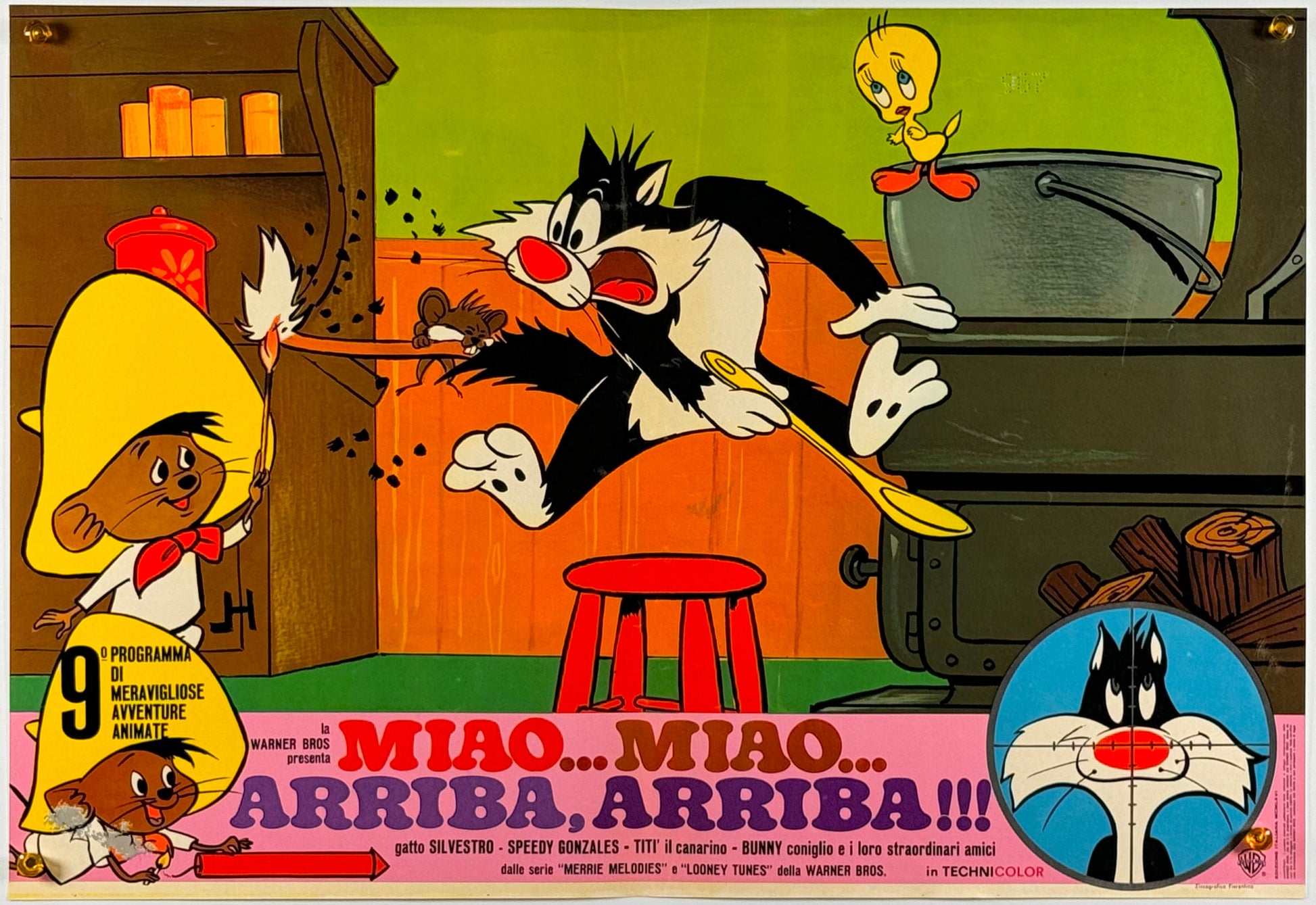 『ルーニー・テューンズ Miao miao arriba arriba!』 映画 ポスター イタリア オリジナル [925]