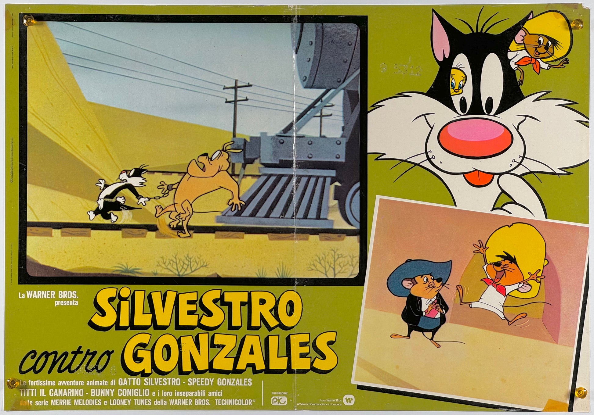 『ルーニー・テューンズ Silvestro contro Gonzales』 映画 ポスター イタリア オリジナル [935]