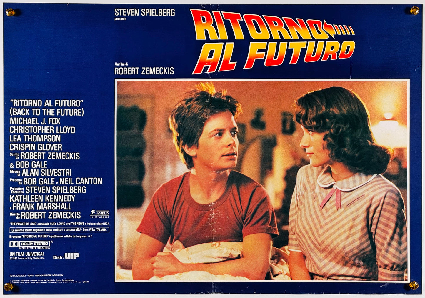 『バック・トゥ・ザ・フューチャー』 映画 ポスター イタリア オリジナル [936]