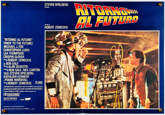 『バック・トゥ・ザ・フューチャー』 映画 ポスター イタリア オリジナル [937]