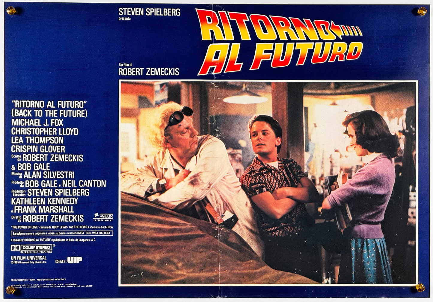 『バック・トゥ・ザ・フューチャー』 映画 ポスター イタリア オリジナル [939]