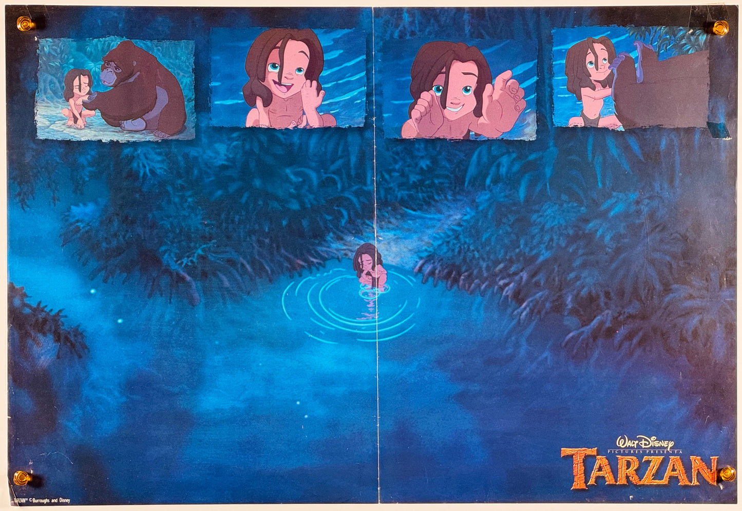 『ターザン』 映画 ポスター イタリア オリジナル [948]