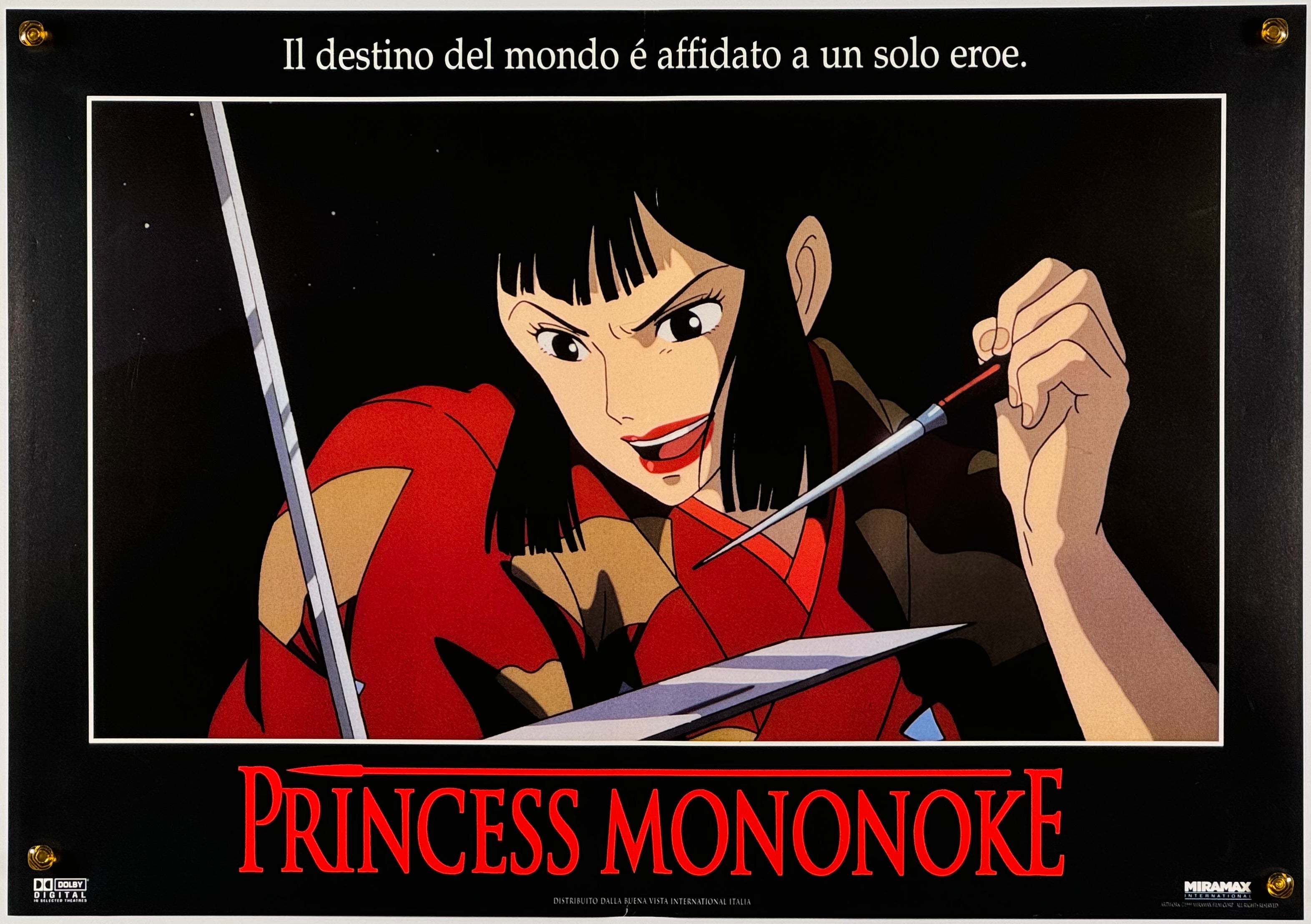 もののけ姫』 国内アニメ イタリア - 海外版映画ポスター専門店