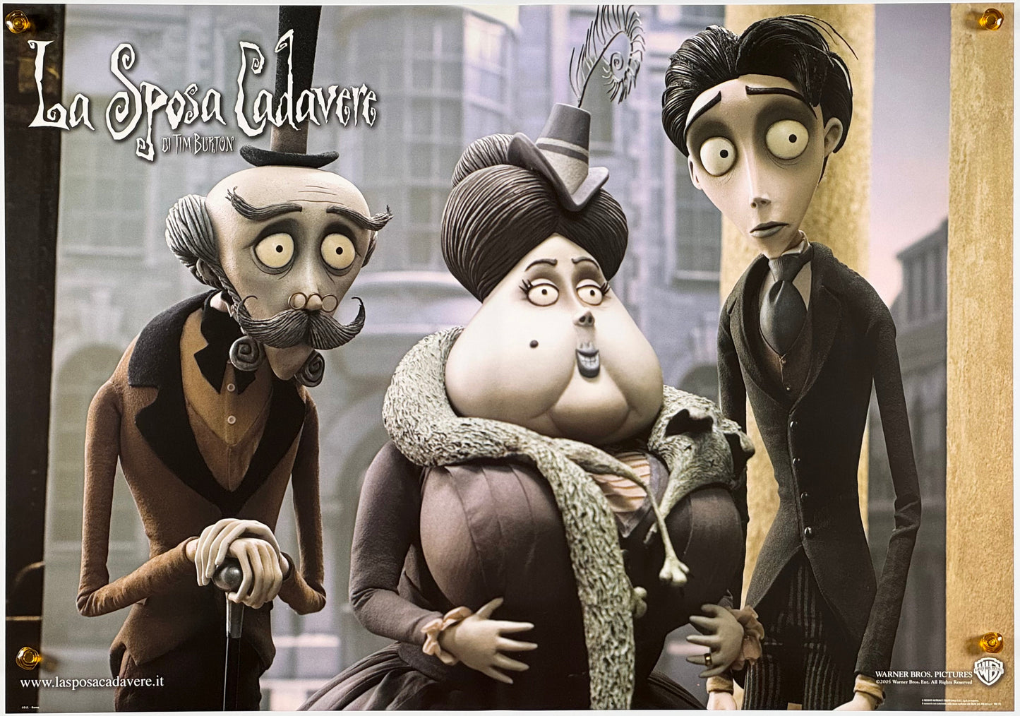 『ティム・バートンのコープスブライド』 映画 ポスター イタリア オリジナル [952]