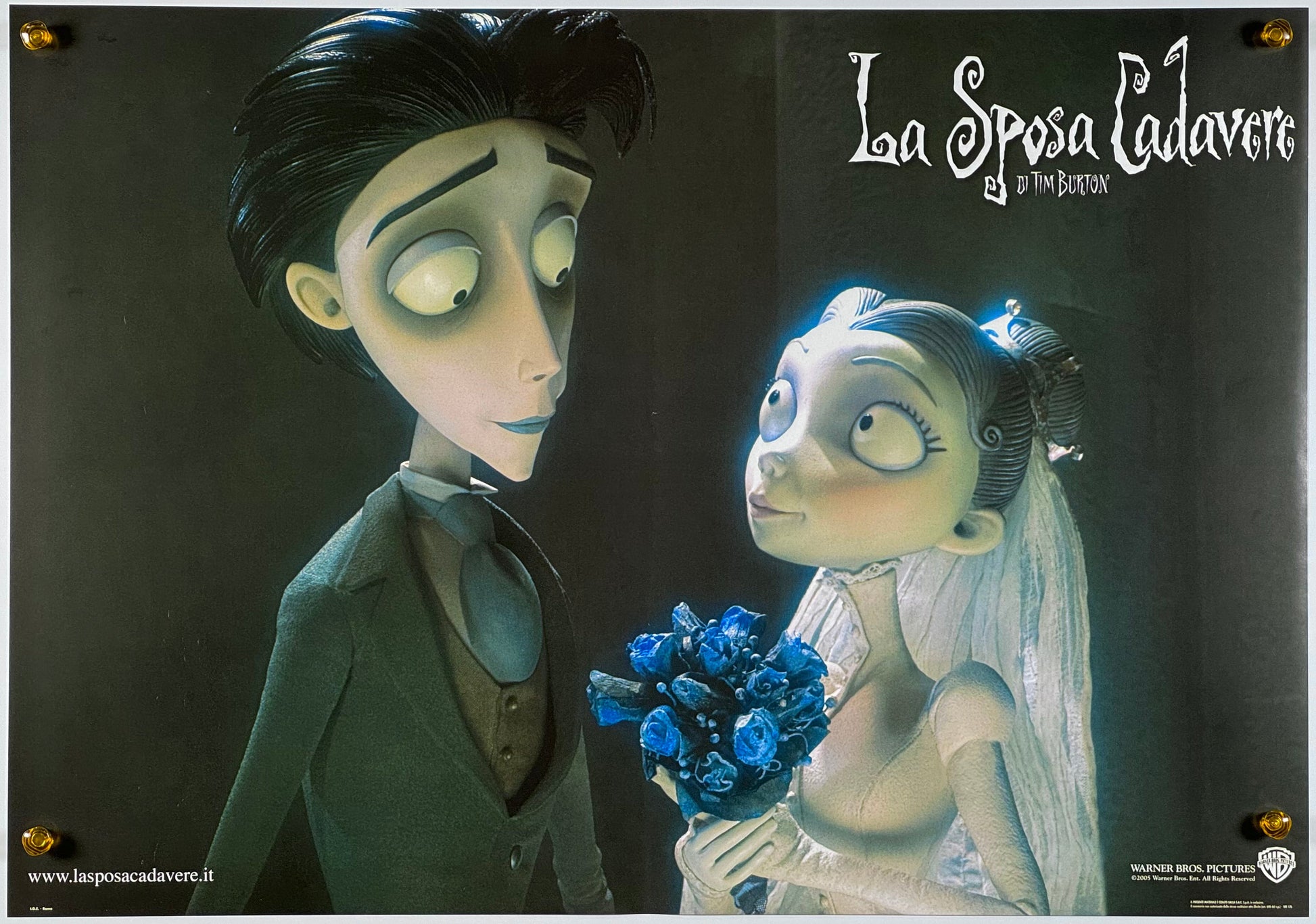 『ティム・バートンのコープスブライド』 映画 ポスター イタリア オリジナル [954]