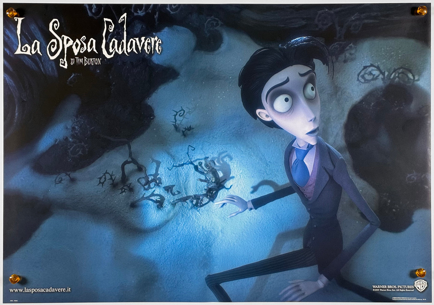 『ティム・バートンのコープスブライド』 映画 ポスター イタリア オリジナル [955]