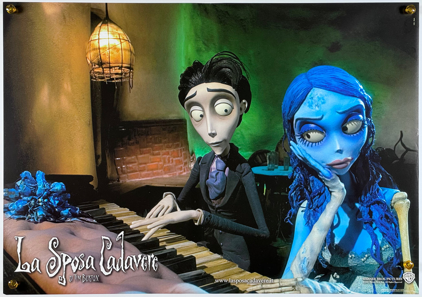 『ティム・バートンのコープスブライド』 映画 ポスター イタリア オリジナル [957]