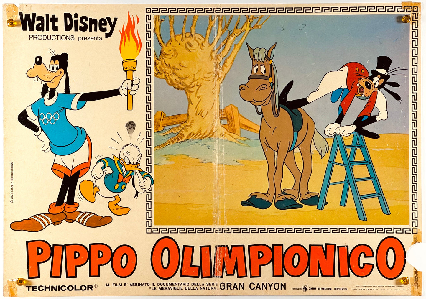 『ウォルト・ディズニー Superstar Goofy』 映画 ポスター イタリア オリジナル [958]