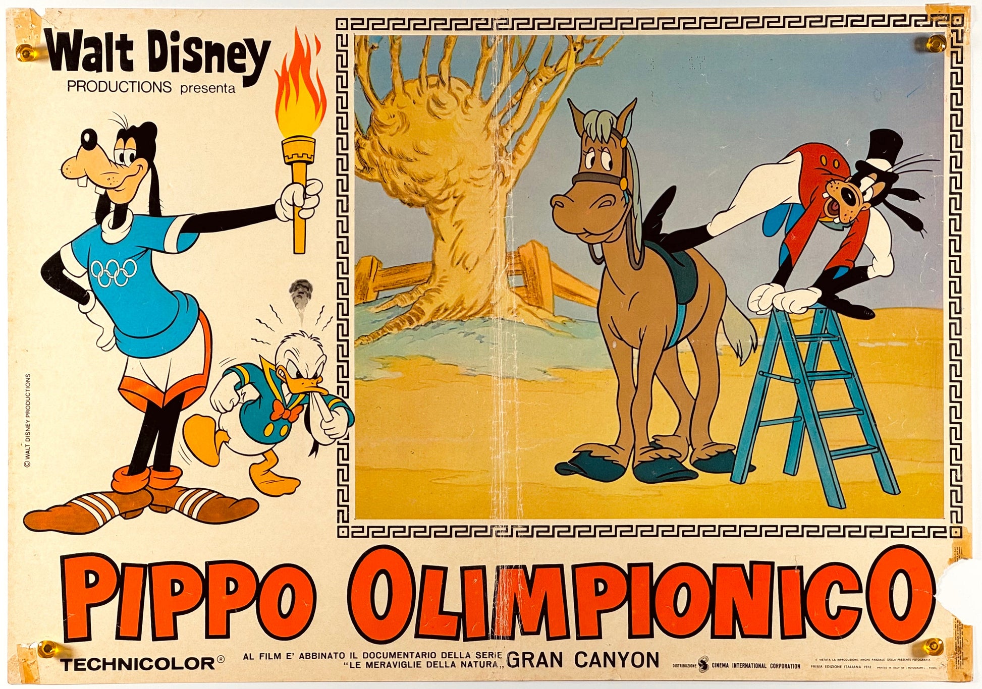 『ウォルト・ディズニー Superstar Goofy』 映画 ポスター イタリア オリジナル [958]