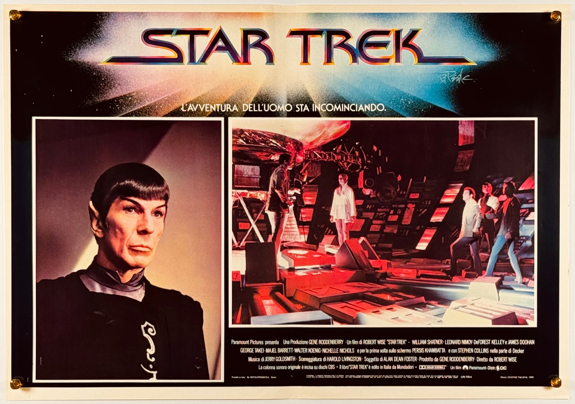 『スタートレック』 映画 ポスター イタリア オリジナル [967]