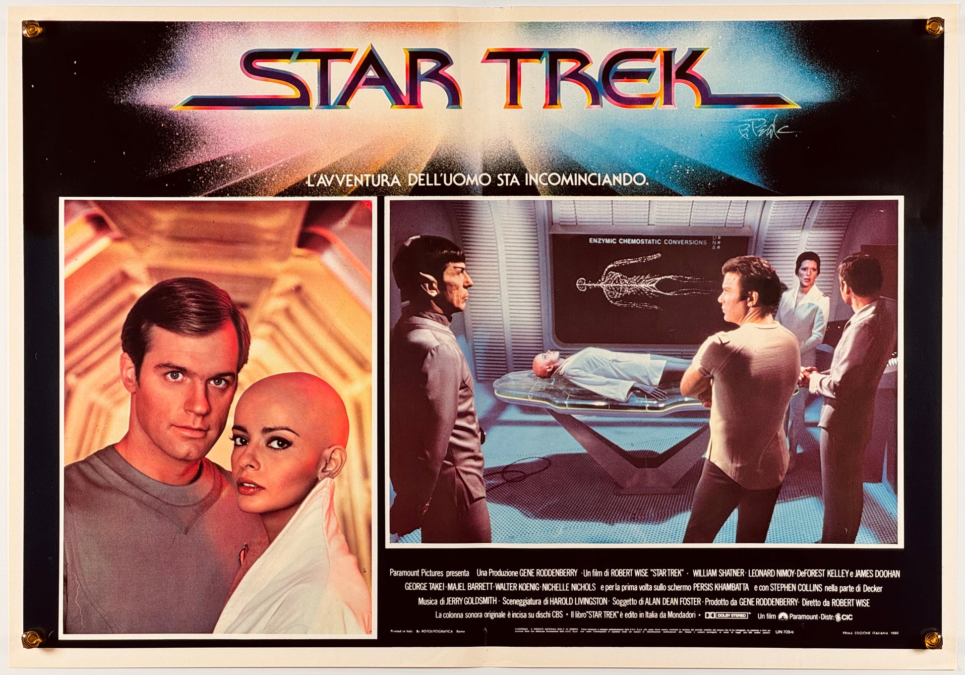 『スタートレック』 映画 ポスター イタリア オリジナル [969]