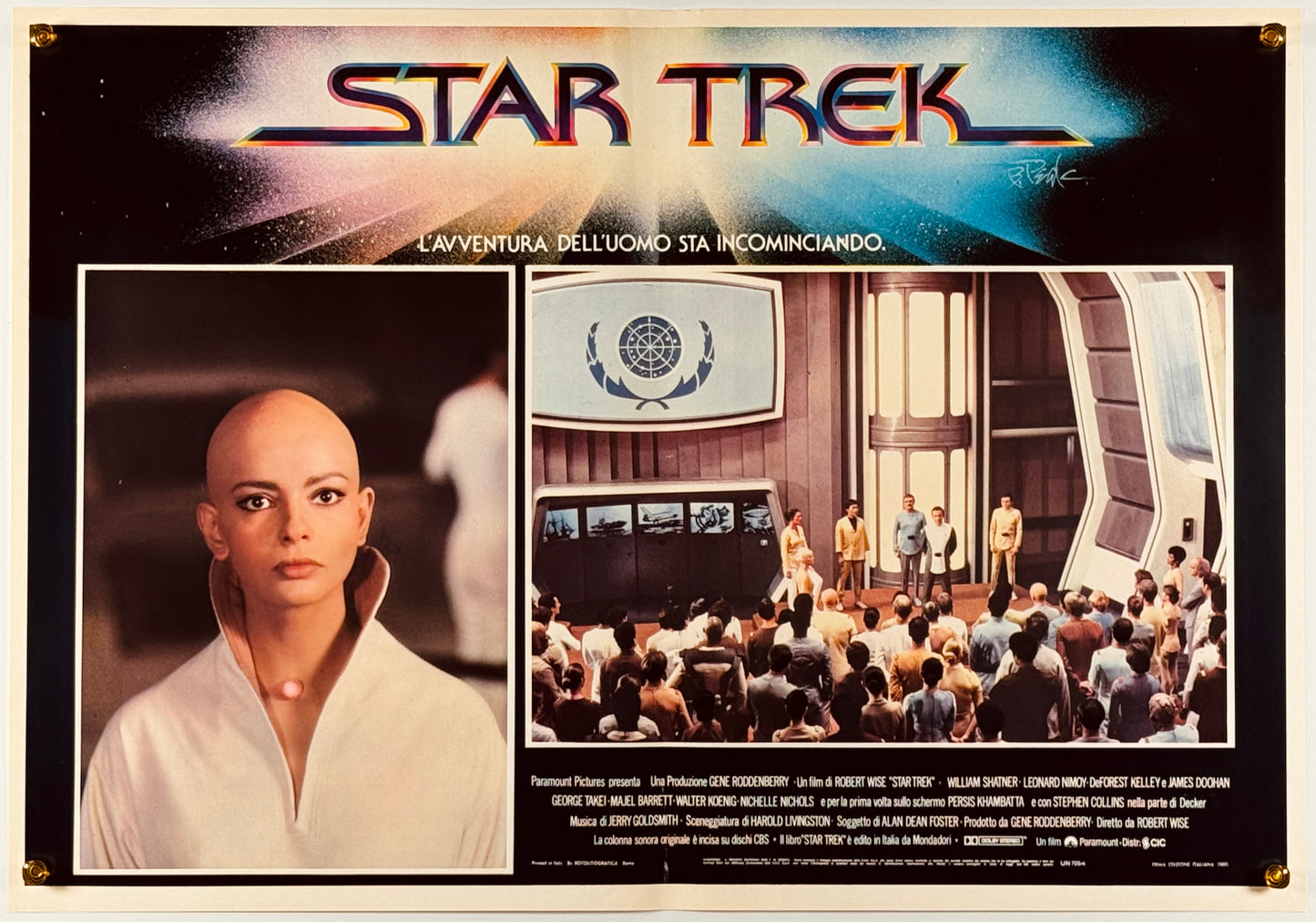 『スタートレック』 映画 ポスター イタリア オリジナル [971]
