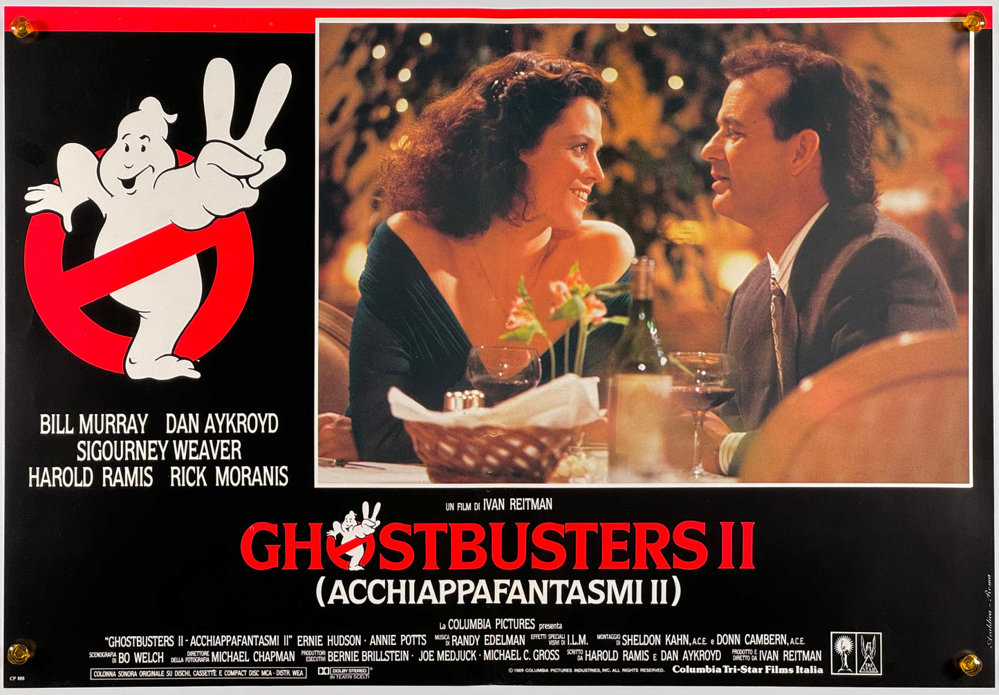 『ゴーストバスターズ2』 映画 ポスター イタリア オリジナル [973]