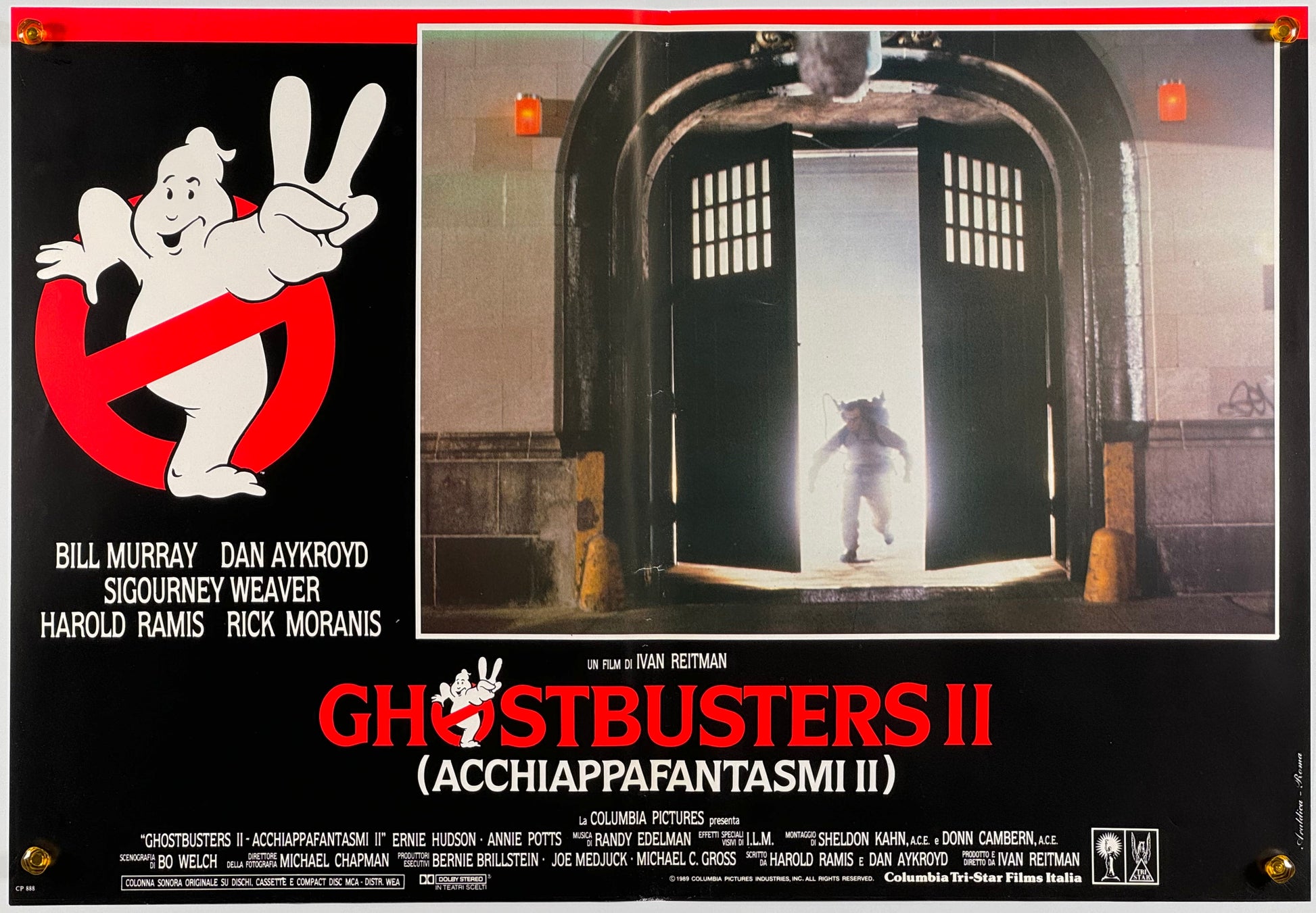 『ゴーストバスターズ2』 映画 ポスター イタリア オリジナル [974]
