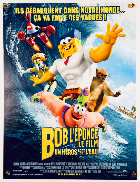 『スポンジ・ボブ 海のみんなが世界を救Woo!』 映画 ポスター フランス オリジナル [97]