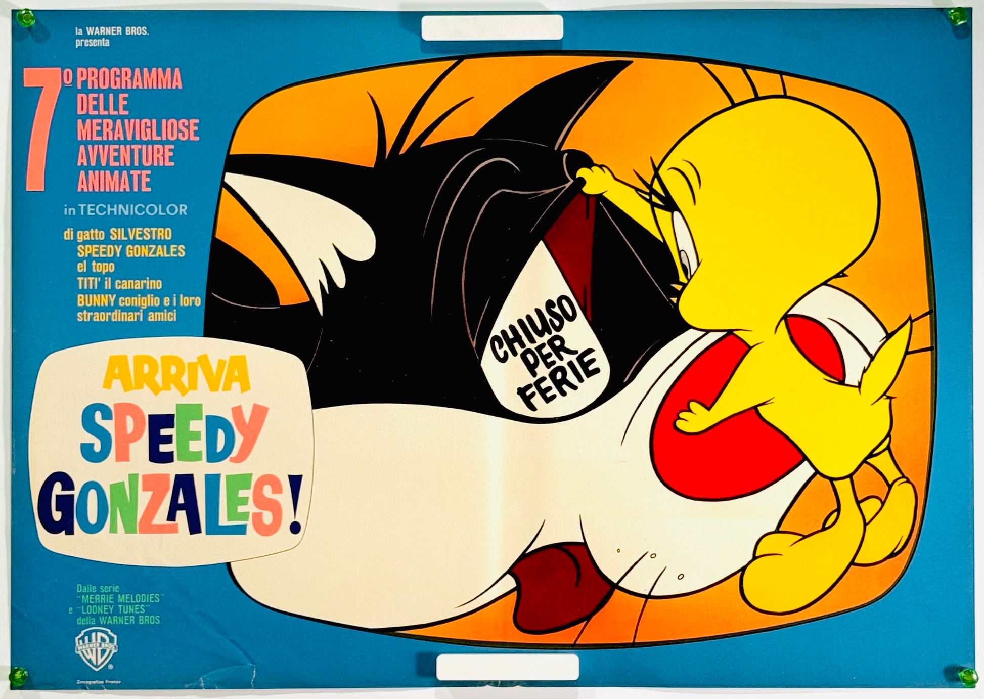 『ルーニー・テューンズ Arriva Speedy Gonzales』 映画 ポスター イタリア オリジナル [2980]_1