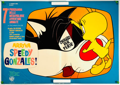 『ルーニー・テューンズ Arriva Speedy Gonzales』 映画 ポスター イタリア オリジナル [2980]_1