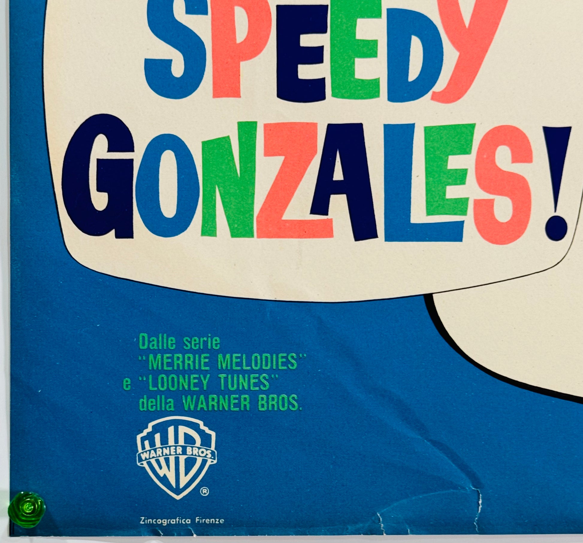 『ルーニー・テューンズ Arriva Speedy Gonzales』 映画 ポスター イタリア オリジナル [2980]_2